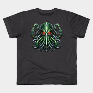 Biomech Cthulhu Overlord S01 D40 Kids T-Shirt